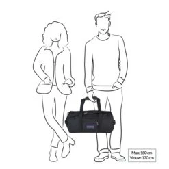 JanSport Superbreak Away Duffel 40 Black -Mode Tassen image 1101