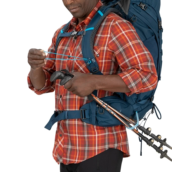 Osprey Kestrel 48 L/XL Atlas Blue 7 Osprey Kestrel 48 L/XL Atlas Blue - Afbeelding 5