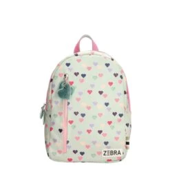 Zebra Trends Girls Rugzak Hearts Mint Groen