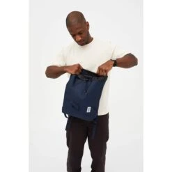 Lefrik Scout Backpack Metal Hook Navy -Mode Tassen image 2616