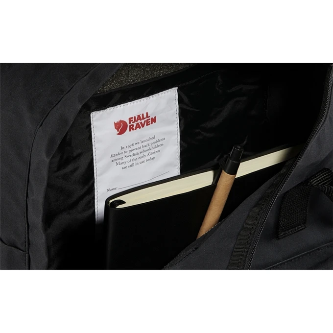 Fjallraven Kanken Rugzak Black 7 Fjallraven Kanken Rugzak Black - Afbeelding 5