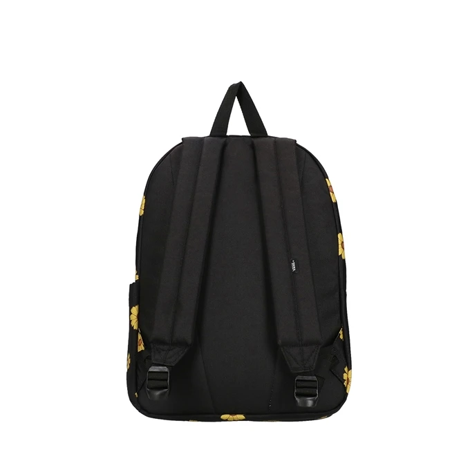 Vans Girls Realm H20 Backpack Sunfloral Black/ochre 5 Vans Girls Realm H20 Backpack Sunfloral Black/ochre - Afbeelding 3