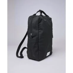 Sandqvist Knut Backpack II Black With Black Webbing -Mode Tassen image 3232
