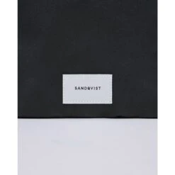 Sandqvist Knut Backpack II Black With Black Webbing -Mode Tassen image 3236