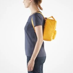 Fjallraven Kanken Mini Ochre-confetti Pattern -Mode Tassen image 4629