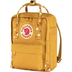 Fjallraven Kanken Mini Ochre-confetti Pattern -Mode Tassen image 4630