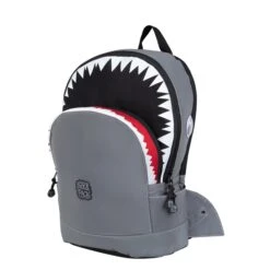 Pick & Pack Shark Shape Backpack M Visible Grey -Mode Tassen image 4661
