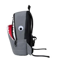 Pick & Pack Shark Shape Backpack M Visible Grey -Mode Tassen image 4662