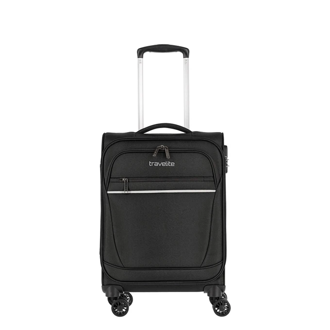 Travelite Cabin 4 Wiel Trolley S 55/35 Black 3 Travelite Cabin 4 Wiel Trolley S 55/35 Black