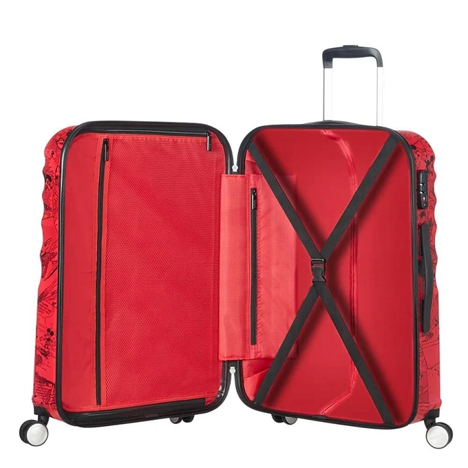 American Tourister Wavebreaker Disney Spinner 67 Mickey Comics Red 7 American Tourister Wavebreaker Disney Spinner 67 Mickey Comics Red - Afbeelding 5