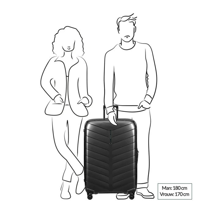 Samsonite Attrix Spinner 81 Anthracite 4 Samsonite Attrix Spinner 81 Anthracite - Afbeelding 2