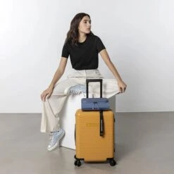 Horizn Studios H5 Essential Cabin Trolley Glossy Bright Amber -Mode Tassen image 5698