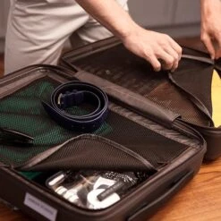 Horizn Studios H5 Essential Cabin Trolley Glossy Bright Amber -Mode Tassen image 5703