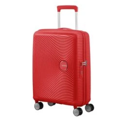 American Tourister Soundbox Spinner 55 Expandable Coral Red -Mode Tassen image 5708