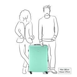 Princess Traveller PT-01 Large Trolley Peony Pink -Mode Tassen image 6145