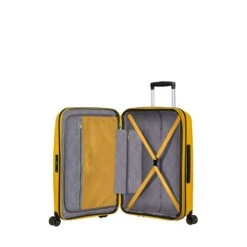 American Tourister Bon Air DLX Spinner 66 Expandable Light Yellow -Mode Tassen image 6198