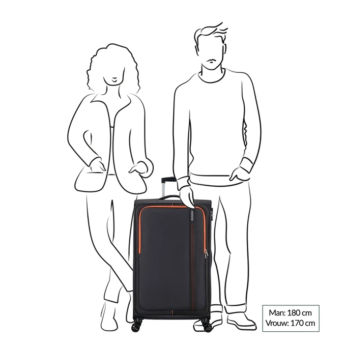 American Tourister Sea Seeker Spinner 80 Aqua Green 4 American Tourister Sea Seeker Spinner 80 Aqua Green - Afbeelding 2