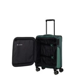 Travelite Viia 4 Wheel Trolley S Green -Mode Tassen image 6374