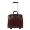 Piquadro Black Square Briefcase With Wheels Brown -Mode Tassen image 6916