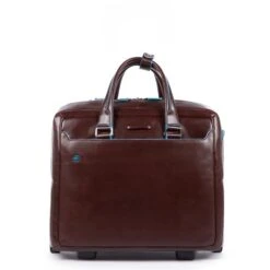 Piquadro Black Square Briefcase With Wheels Brown 13 Piquadro Black Square Briefcase With Wheels Brown -Mode Tassen image 6919