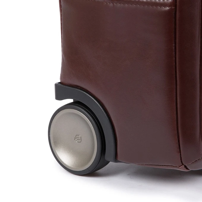Piquadro Black Square Briefcase With Wheels Brown 8 Piquadro Black Square Briefcase With Wheels Brown - Afbeelding 6