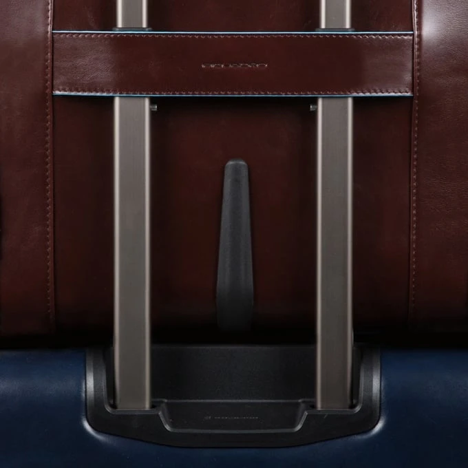 Piquadro Black Square Briefcase With Wheels Brown 10 Piquadro Black Square Briefcase With Wheels Brown - Afbeelding 8