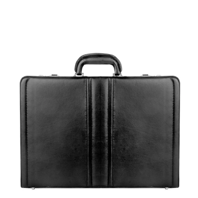 Dermata Business Leather Attaché Zwart 3 Dermata Business Leather Attaché Zwart