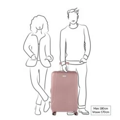 CarryOn Skyhopper Trolleyset 3pcs TSA Old Pink -Mode Tassen image 7156