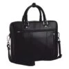 Leonhard Heyden Montreal Zipped Briefcase 1 Compartment Black