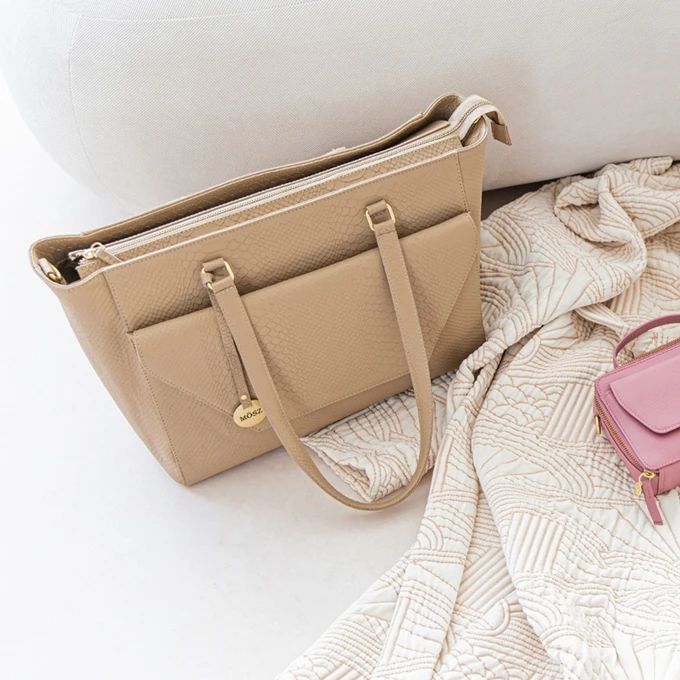 MÔSZ Denise Workbag 15,6" Jungle Taupe 5 MÔSZ Denise Workbag 15,6" Jungle Taupe - Afbeelding 3