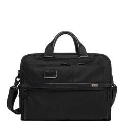 Tumi Alpha Organizer Portfolio Brief Black