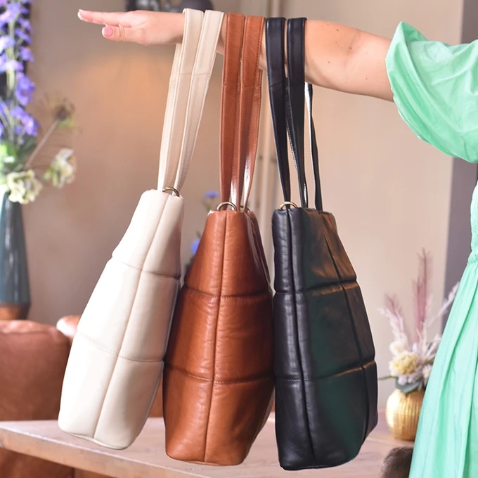 DIMAGINI Lume Padded Shopper 14" Black 5 DIMAGINI Lume Padded Shopper 14" Black - Afbeelding 3