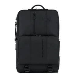 Piquadro Urban Fast-check Laptop And Ipad Backpack Black