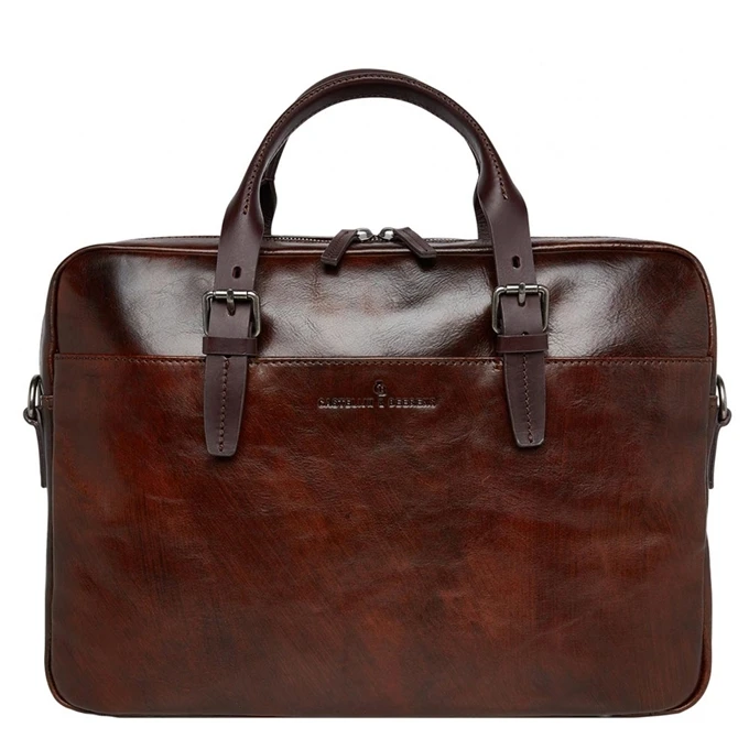 Castelijn & Beerens Rien Laptoptas 15.6'' RFID Cognac 3 Castelijn & Beerens Rien Laptoptas 15.6'' RFID Cognac