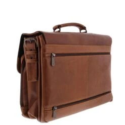 Plevier Navigator Morse Aktetas 2 Vaks 15.6" Donkerbruin -Mode Tassen image 8125