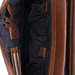 Plevier Navigator Morse Aktetas 2 Vaks 15.6" Donkerbruin -Mode Tassen image 8127