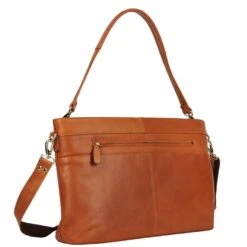 Plevier Millau Dames Laptoptas 15,6" Cognac -Mode Tassen image 8229