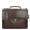 Leonhard Heyden Roma Briefcase 2 Compartments Brown -Mode Tassen image 8243