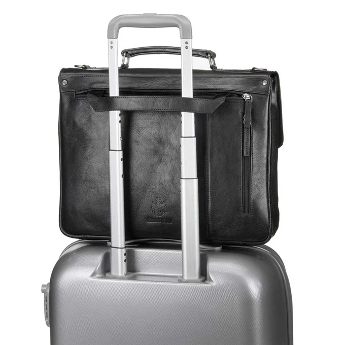 Leonhard Heyden Roma Briefcase 2 Compartments Brown 7 Leonhard Heyden Roma Briefcase 2 Compartments Brown - Afbeelding 5