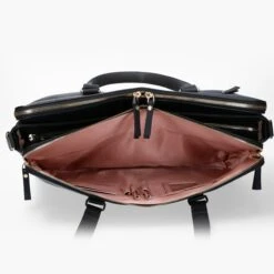 FMME. Charlotte 13.3 Workingbag 3 Pockets Croco Black -Mode Tassen image 8264