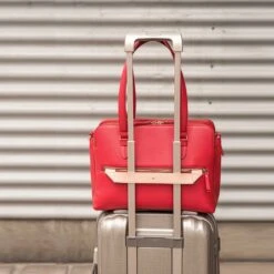 FMME. Charlotte 13.3 Workingbag 3 Pockets Croco Black -Mode Tassen image 8265