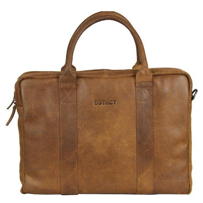 DSTRCT Limited Double Zip 15'' Laptoptas Cognac 3 DSTRCT Limited Double Zip 15'' Laptoptas Cognac