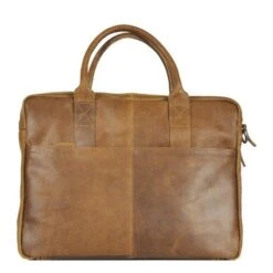 DSTRCT Limited Double Zip 15'' Laptoptas Cognac 12 DSTRCT Limited Double Zip 15'' Laptoptas Cognac -Mode Tassen image 8322