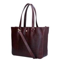 FMME. Caithy 15.6 Workingbag Croco Brown -Mode Tassen image 8333