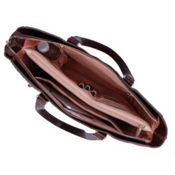 FMME. Caithy 15.6 Workingbag Croco Brown -Mode Tassen image 8335