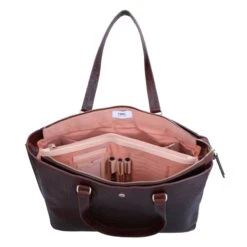 FMME. Caithy 15.6 Workingbag Croco Brown -Mode Tassen image 8336