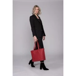 FMME. Caithy 15.6 Workingbag Croco Brown -Mode Tassen image 8338