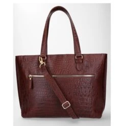 FMME. Caithy 15.6 Workingbag Croco Brown -Mode Tassen image 8340