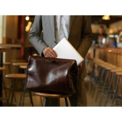 Mutsaers The Classic Aktetas 15'' Kastanje -Mode Tassen image 8442