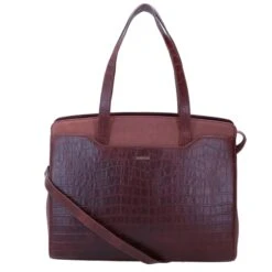 LouLou Essentiels 04Laptopbag Classy Croc Cacao